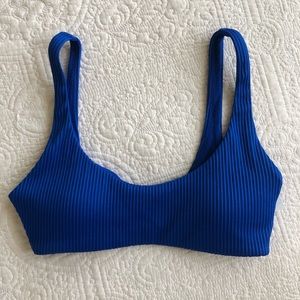 EXPRESS RIBBED SCOOP BIKINI NWOT